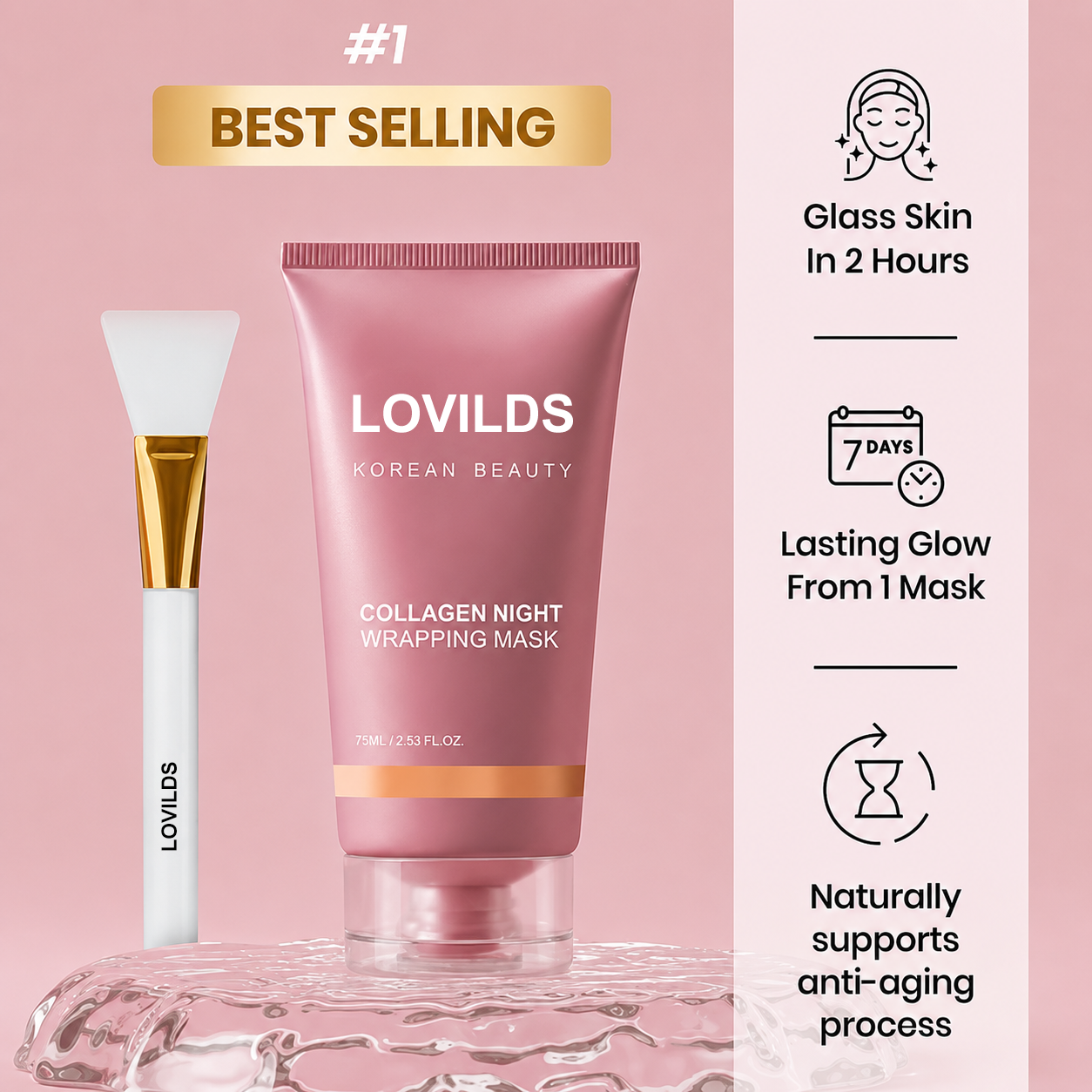 LOVILDS Collagen Night Wrapping Mask