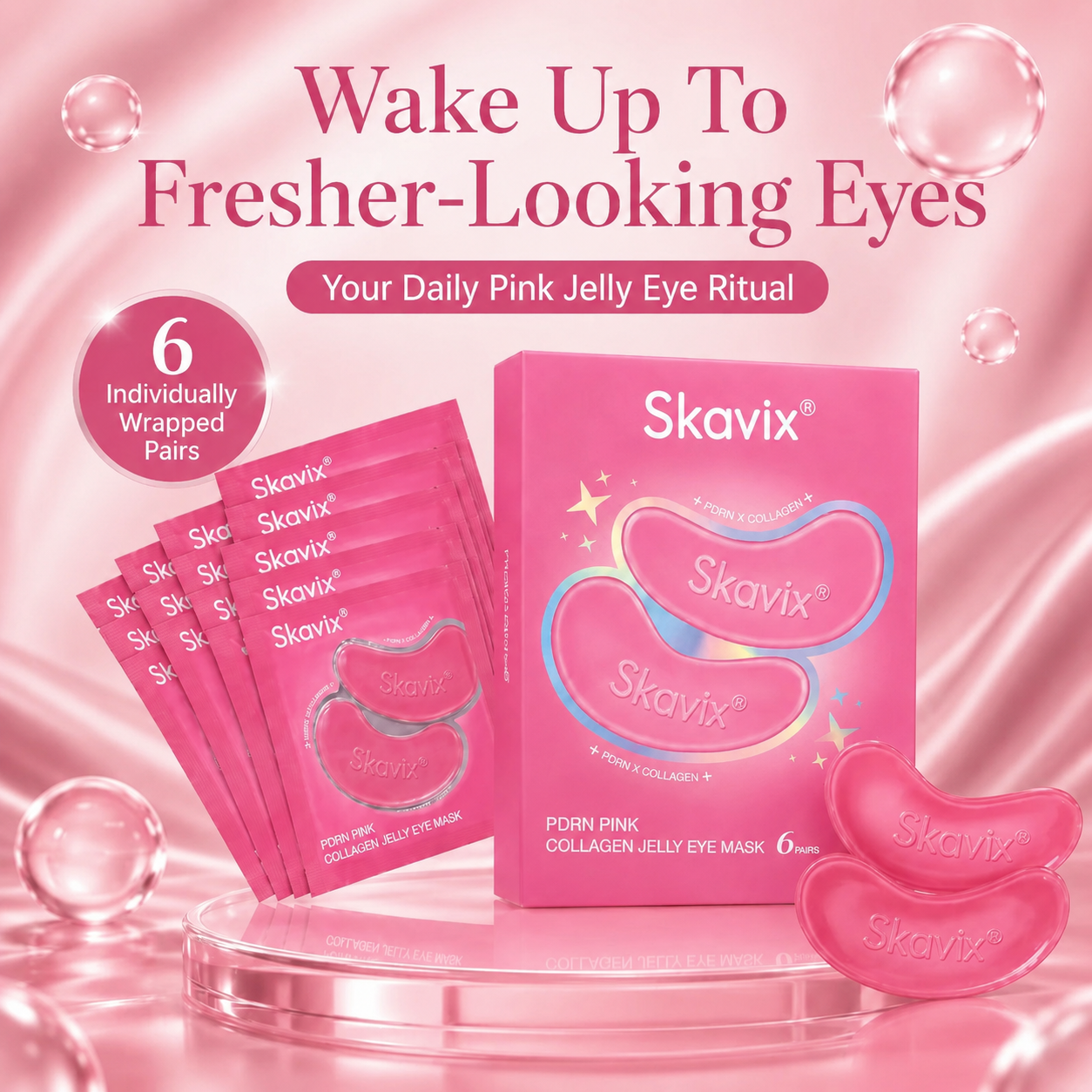 [NEW]PDRN Pink Collagen Jelly Eye Mask