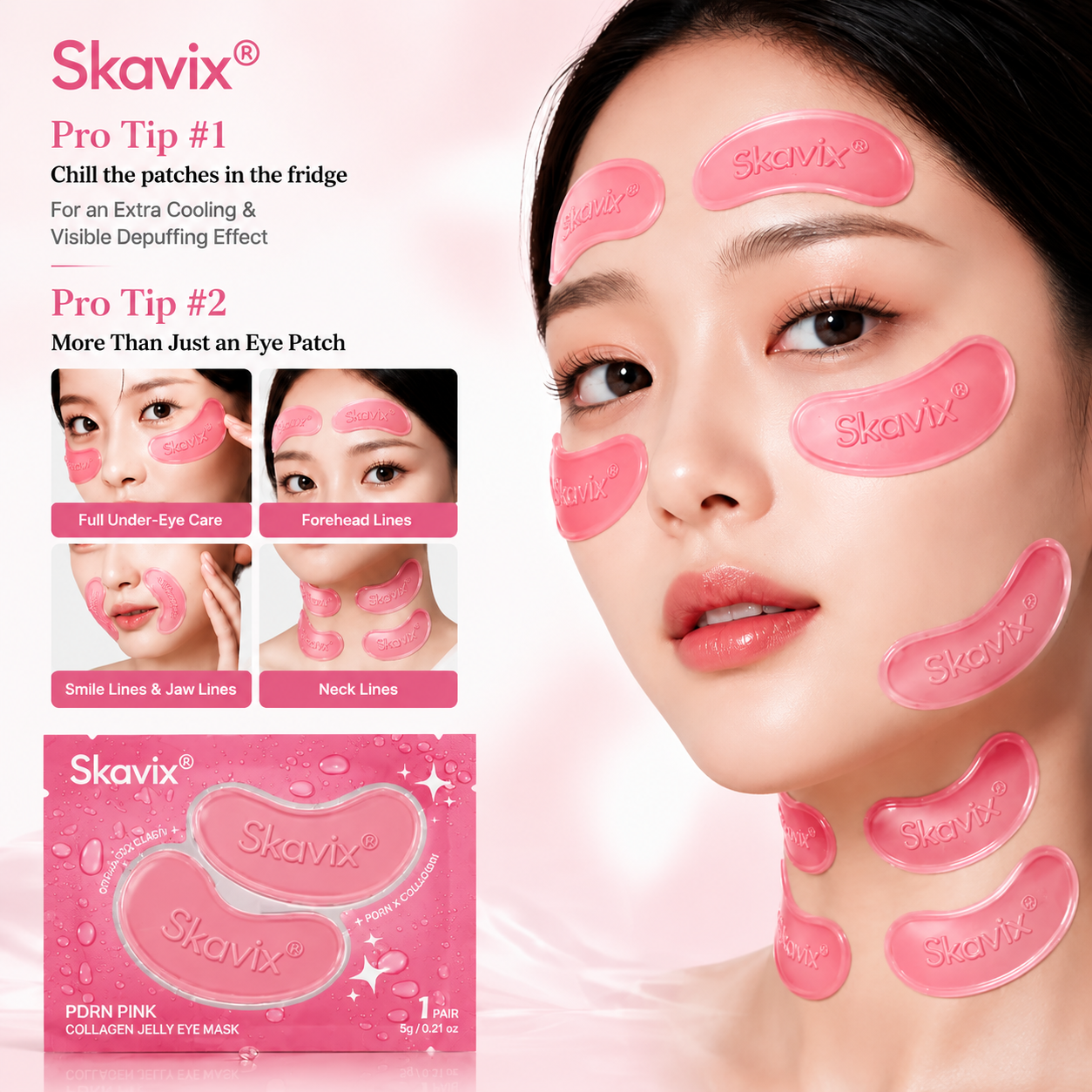 [NEW]PDRN Pink Collagen Jelly Eye Mask