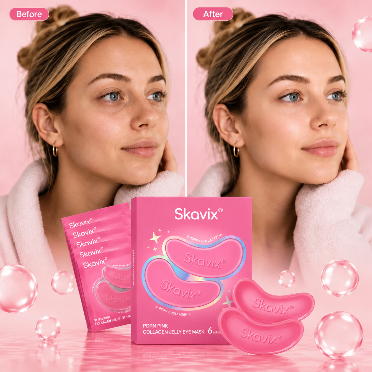 [NEW]PDRN Pink Collagen Jelly Eye Mask